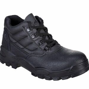 Size 12 Portwest FW10 Steelite Protector Boot S1P Black